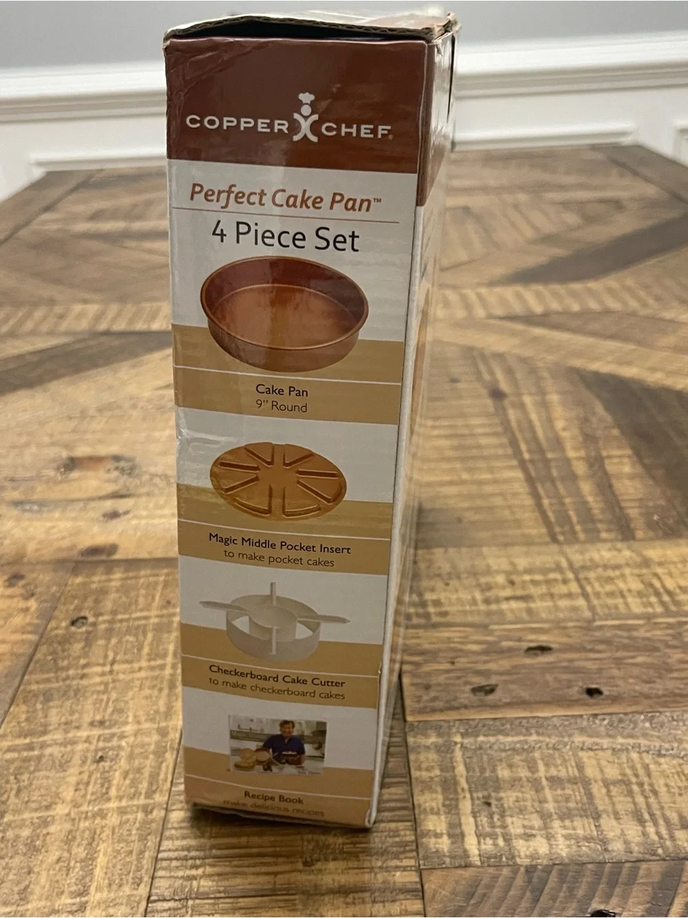 Copper Chef Perfect Cake Pan 4-Piece Set - 9